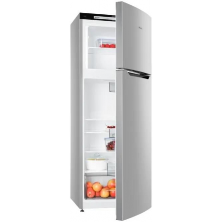 Холодильник ATLANT XM 3635-189 серебристый двухкамерный 206/64л морозилка сверху, фото , изображение 9