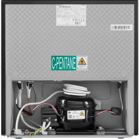 Холодильник Maunfeld MFF50B черный однокамерный 46л, фото , изображение 6