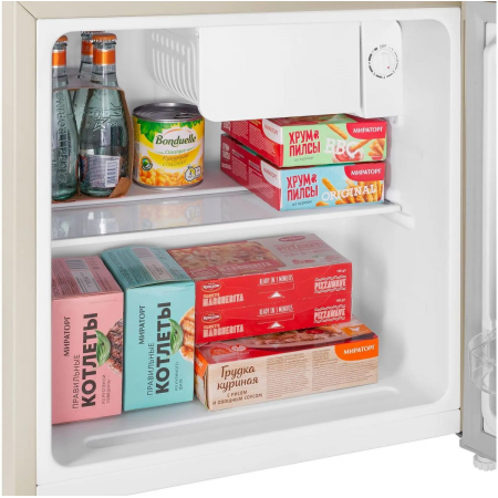 Холодильник Maunfeld MFF50BG золотой однокамерный 46л, фото , изображение 7