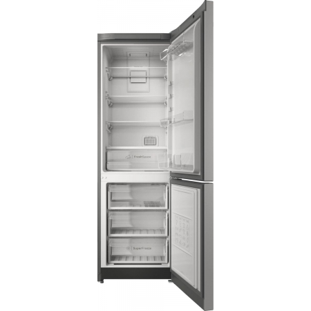 Холодильник Indesit ITS 5180 XB нержавеющая сталь двухкамерный 220/78л морозилка снизу, фото , изображение 2
