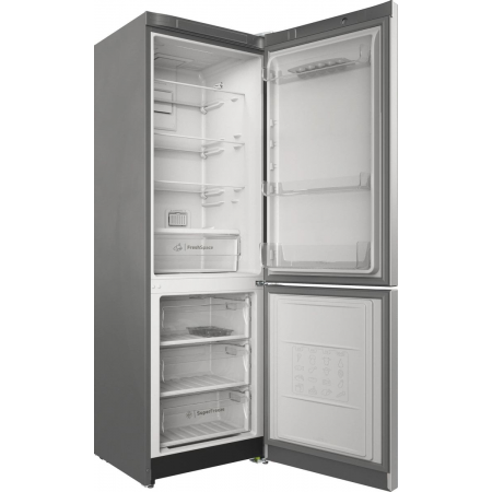 Холодильник Indesit ITS 5180 XB нержавеющая сталь двухкамерный 220/78л морозилка снизу, фото , изображение 4