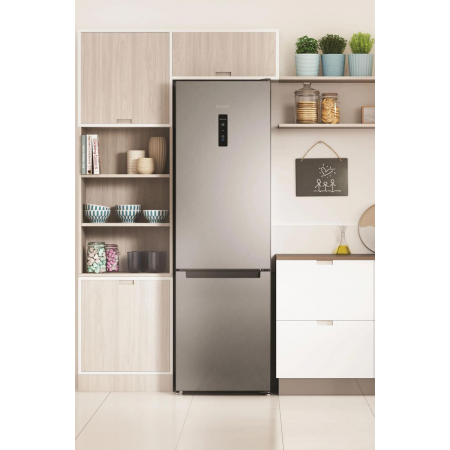 Холодильник Indesit ITS 5180 XB нержавеющая сталь двухкамерный 220/78л морозилка снизу, фото , изображение 5