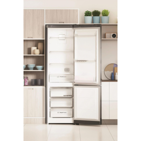 Холодильник Indesit ITS 5180 XB нержавеющая сталь двухкамерный 220/78л морозилка снизу, фото , изображение 6