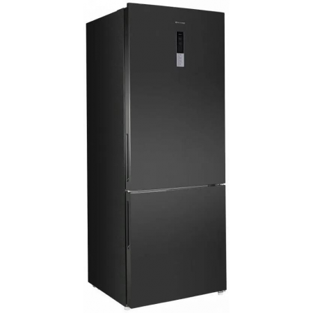 Холодильник Maunfeld MFF1857NFSB черный мат. инвертер двухкамерный 336/117л морозилка снизу, фото , изображение 3