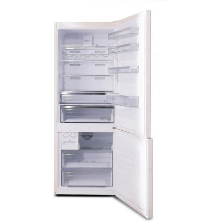 Холодильник Sharp SJ-492IHXJ42R бежевый двухкамерный 333/128 л морозилка снизу, No Frost, фото , изображение 3