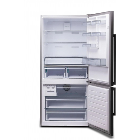 Холодильник Sharp SJ653GHXI52R серебристый двухкамерный 400/164 л морозилка снизу, No Frost, фото , изображение 2