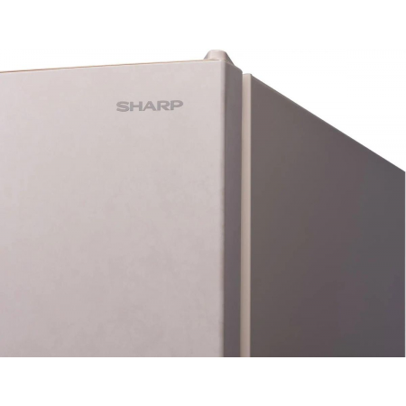 Холодильник Sharp SJ-653GHXJ52R бежевый двухкамерный 400/164 л морозилка снизу, No Frost, фото , изображение 4