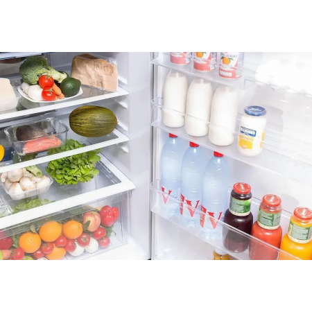 Холодильник Sharp SJ-XG55PMSL серебристый двухкамерный 394/162 л морозилка сверху, фото , изображение 17