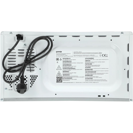 Микроволновая Печь Gorenje MO20E1WH 20л. 800Вт белый, фото , изображение 4