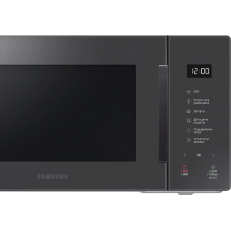 Микроволновая Печь Samsung MS23T5018AC/BW 23л. 800Вт антрацит, фото , изображение 8