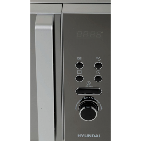 Микроволновая Печь Hyundai HYM-D3002 20л. 700Вт серебристый, фото , изображение 9
