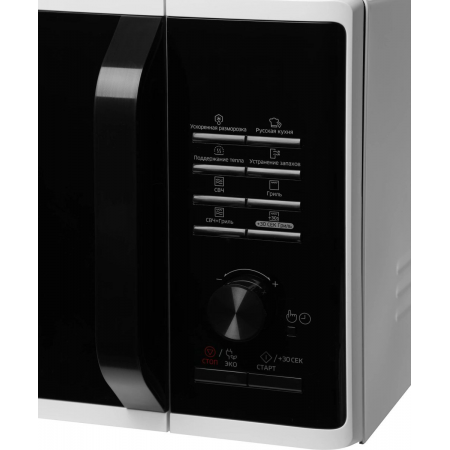 Микроволновая печь Samsung MG23K3515AW/BW, 800Вт, 23л, кнопки, поворотный механизм, белый/черный, фото , изображение 5