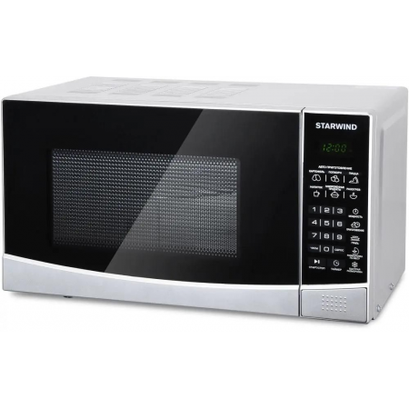 Микроволновая печь Starwind SMW2820, серебристо-чёрная, фото , изображение 2