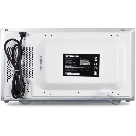 Микроволновая печь Starwind SMW2820, серебристо-чёрная, фото , изображение 8