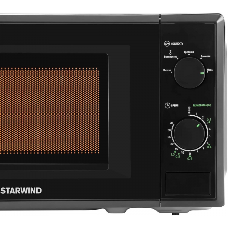 Микроволновая Печь Starwind SWM5820 20л. 700Вт черный, фото , изображение 11