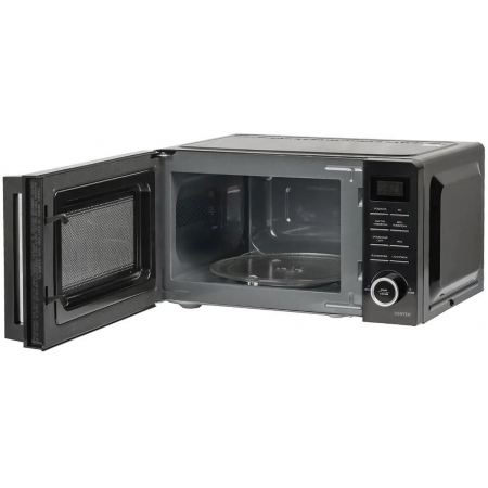 Микроволновая печь Centek CT-1562 черный 20л 700Вт кнопки, поворотный механизм, фото , изображение 3