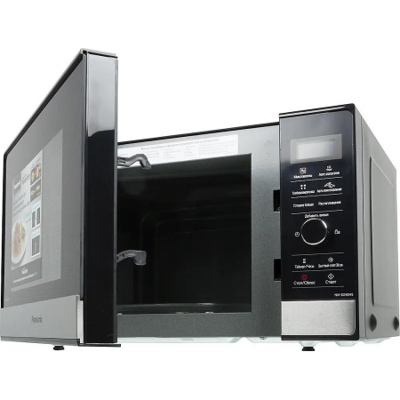 Микроволновая Печь Panasonic NN-SD38HSZPE 23л. 1000Вт черный/серебристый, фото , изображение 2