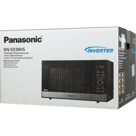 Микроволновая Печь Panasonic NN-SD38HSZPE 23л. 1000Вт черный/серебристый, фото , изображение 8