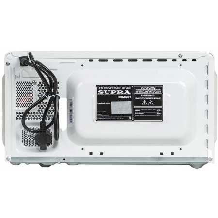 Микроволновая печь SUPRA 20MW61, белый, фото , изображение 8
