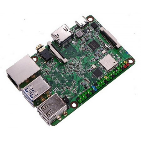 Одноплатный компьютер RockPi ROCK PI 4B Plus (4GB / 32GB eMMC), фото 