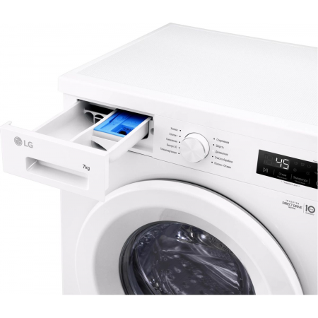 Стиральная машина LG F2Y1HS3W белый, загрузка фронтальная 7 кг, 1200 об/мин., класс: А, фото , изображение 12