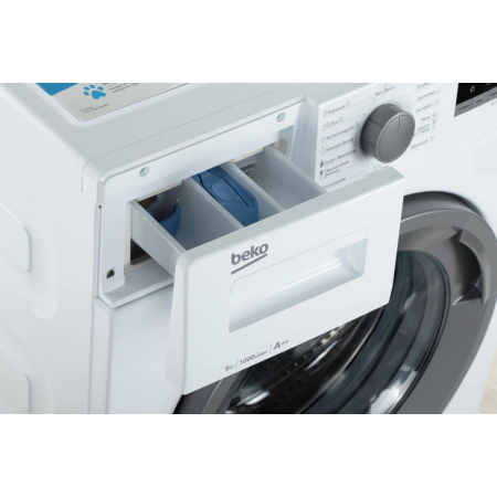 Стиральная машина Beko WSDN63512ZSW класс: A загр.фронтальная макс.:6кг белый, фото , изображение 7