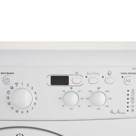Стиральная машина Indesit IWUD 4085 ШxГxВ - 60x33x85,4кг,800об/мин,белая, фото , изображение 4