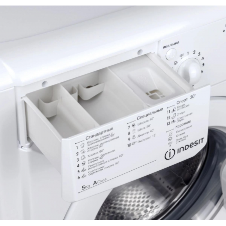 Стиральная машина Indesit IWSC 5105 класс: A загр.фронтальная макс.:5кг белый, фото , изображение 10