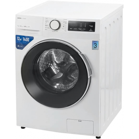 Стиральная машина CENTEK CT-1925, с фронтальной загрузкой, 12кг, 1400об/мин, инверторная, белый, фото , изображение 10