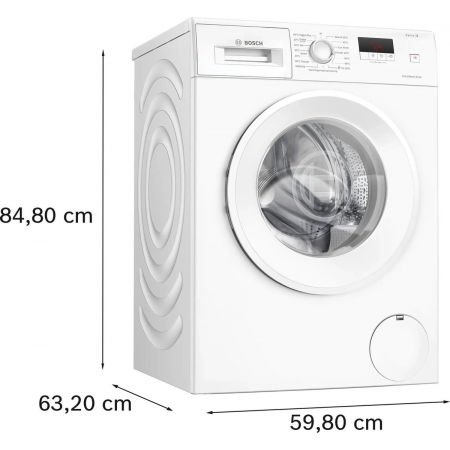 Стиральная машина Bosch WGE03200SN белый, загрузка фронтальная 8 кг, 1200 об/мин., класс: А, фото , изображение 15