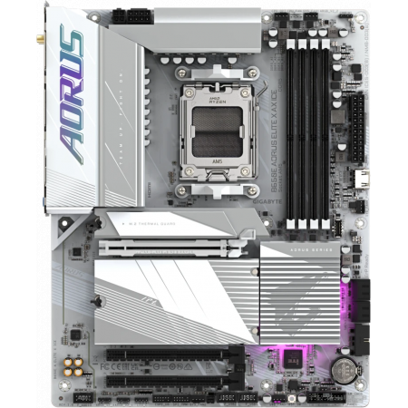 Материнская плата Gigabyte B650E AORUS ELITE X ICE, AM5, 4xDDR5  2xM.2, ATX RTL, фото 