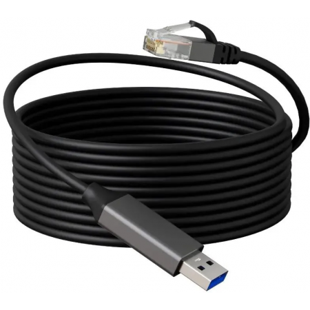Кабель Buro BU-USB-A-LAN100-2m USB 2.0 A(m) RJ-45 (m) 2м (пакет), фото 