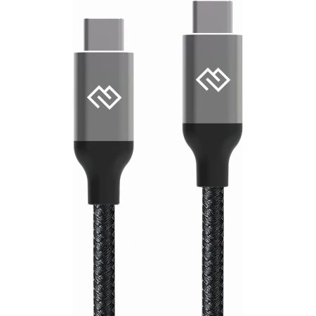 Кабель Digma D-Type-C-USB3.2-2m D-TYPE-C-USB3.2-100W-4K-2M 2м черный, фото 