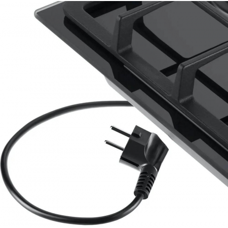 Газовая варочная панель HOMSAIR HGG433TGCBK, черный, фото , изображение 8