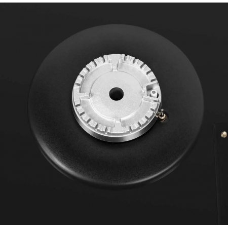 Газовая варочная панель HOMSAIR HGG433TGCBK, черный, фото , изображение 10