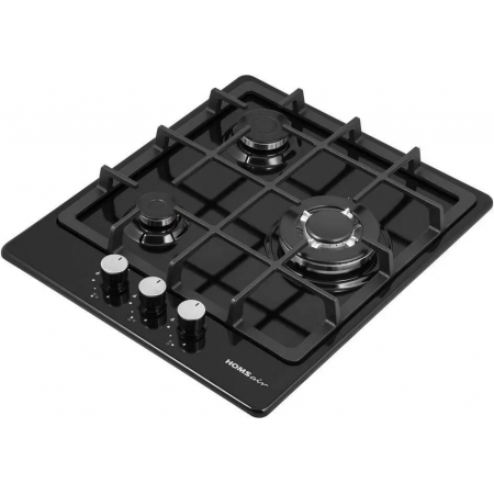 Газовая варочная панель HOMSAIR HGE433TGCBK, черный, фото , изображение 4