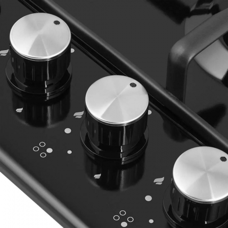 Газовая варочная панель HOMSAIR HGE643BK черный, фото , изображение 7