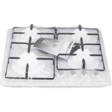 Газовая варочная панель HOMSAIR HGE643WH, белый, фото , изображение 17