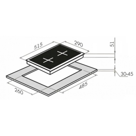 Газовая варочная панель HOMSAIR HGG321BK, фото , изображение 20