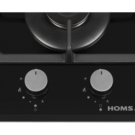 Газовая варочная панель HOMSAIR HGG323GCBK, черный, фото , изображение 4