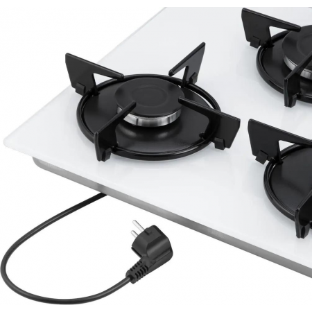 Газовая варочная панель HOMSAIR HGG431WH, белый, фото , изображение 13