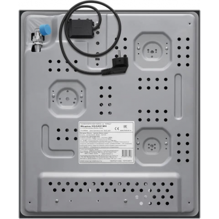 Газовая варочная панель HOMSAIR HGG431WH, белый, фото , изображение 4