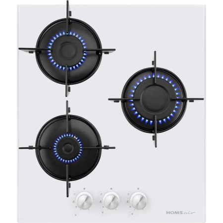 Газовая варочная панель HOMSAIR HGG431WH, белый, фото , изображение 5