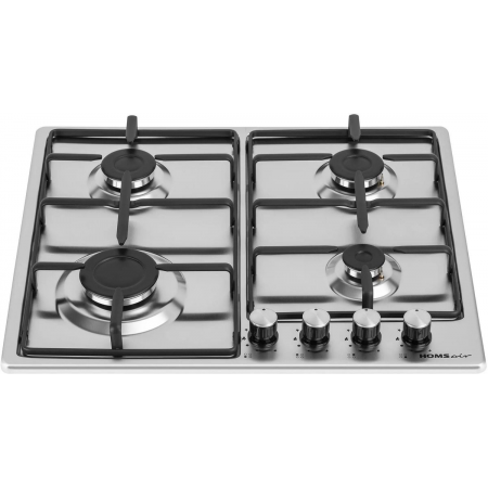 Газовая варочная панель HOMSAIR HGS643GS, серебристый, фото , изображение 2