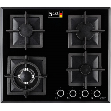 Варочная панель газовая Krona CALORE 60 BL, фото , изображение 2