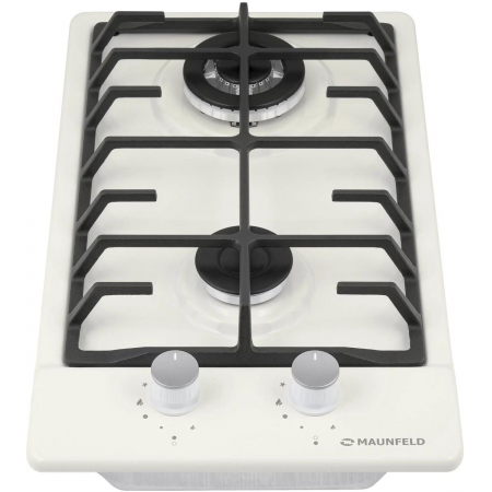 Газовая варочная поверхность Maunfeld EGHE.32.63CBG/G бежевый, фото , изображение 3