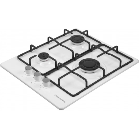 Газовая варочная панель MAUNFELD EGHE.43.3STS-EW, белый, фото , изображение 4