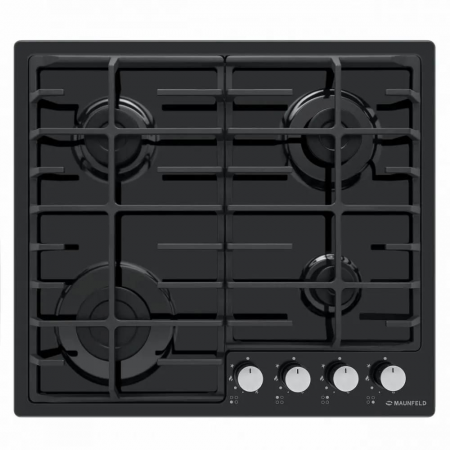 Газовая варочная панель MAUNFELD EGHE.64.6CB/G, черный, фото , изображение 2