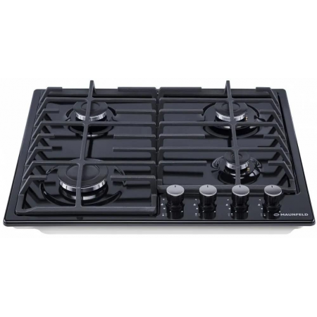 Газовая варочная панель MAUNFELD EGHE.64.6CB/G, черный, фото , изображение 3