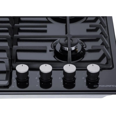 Газовая варочная панель MAUNFELD EGHE.64.6CB/G, черный, фото , изображение 7